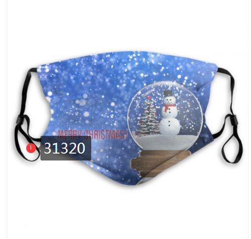 2020 Merry Christmas Dust mask with filter 103->mlb dust mask->Sports Accessory